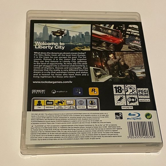 Grand Theft Auto IV Sony PS3 Playstation 3 Complete in Box(PAL Format) - Picture 2 of 3